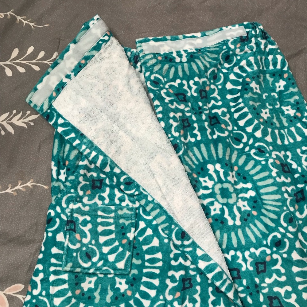 Pretty Blue Towel Wrap